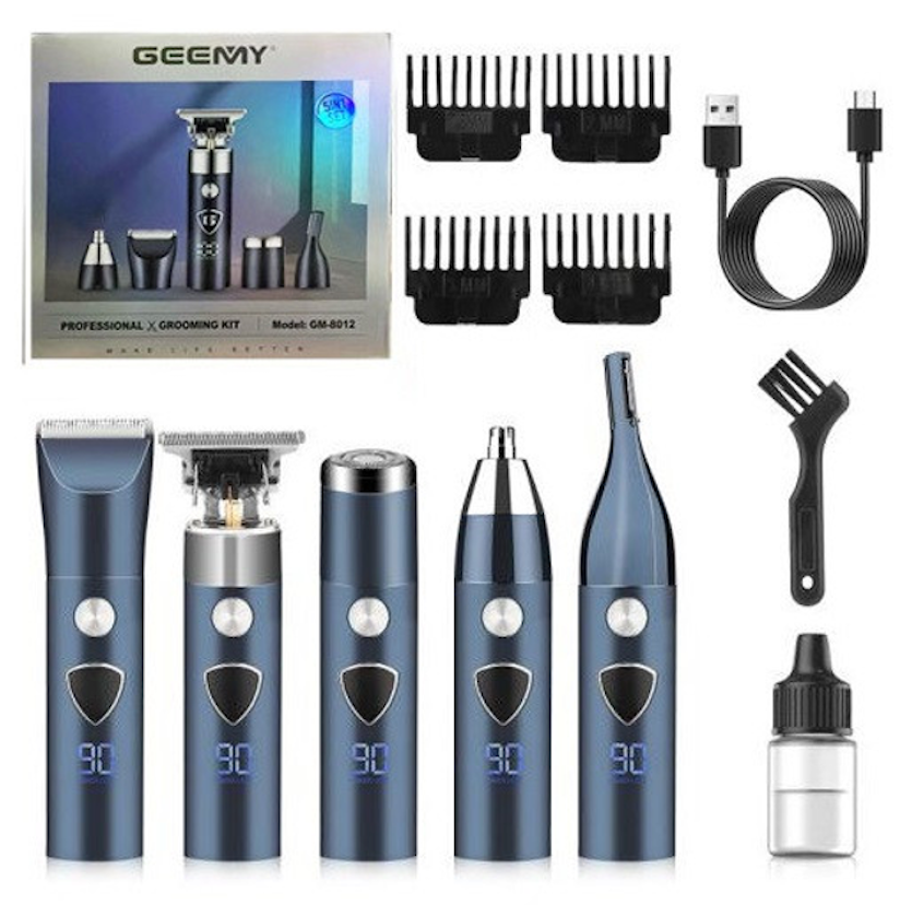 AFEITADORA GEEMY 5 EN 1 GM-8012 disponible en Yaxa Colombia